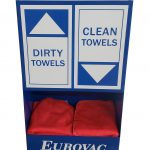 Eurovac towel storage shelf
