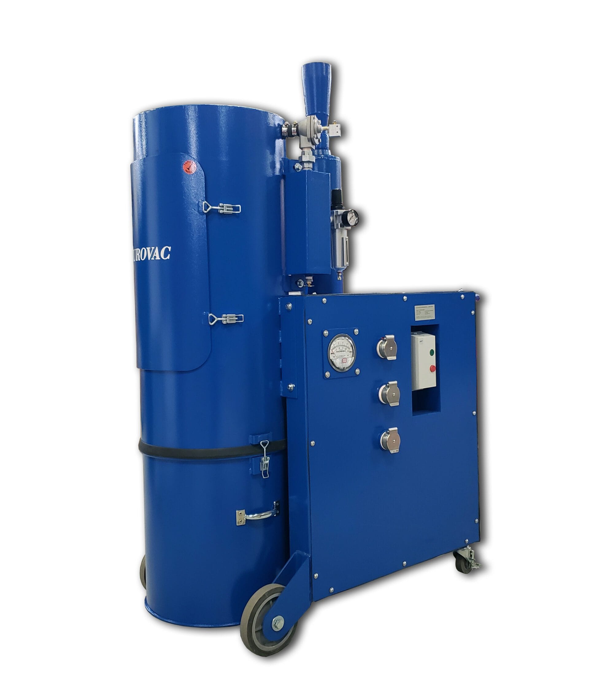 Eurovac I – 5HP, 10HP, 15HP & 20HP Industrial Portable Vacuum Systems